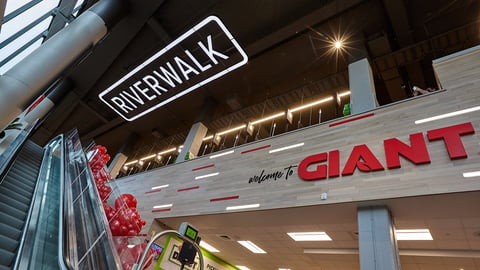 Giant Riverwalk Interior Lobby